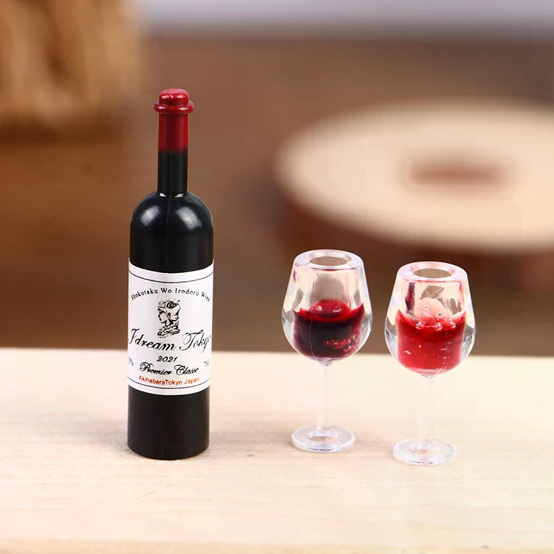 Wine Beer Europe - 5 Buah 1:12 Rumah Boneka Miniatur
