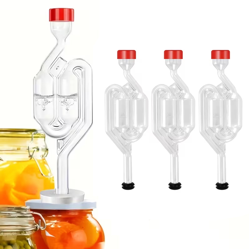 Wine Beer Making Supplies - Katup Udara Bentuk-S dengan Grommet Food