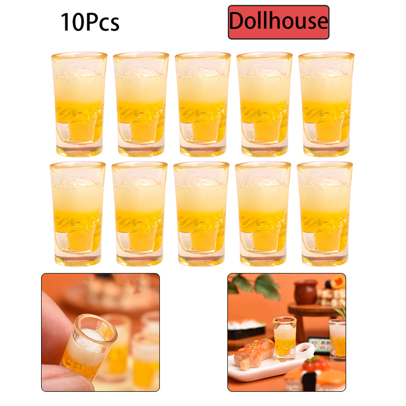 Wine Beer & More - 10 Buah Mainan Miniatur Cangkir Minum