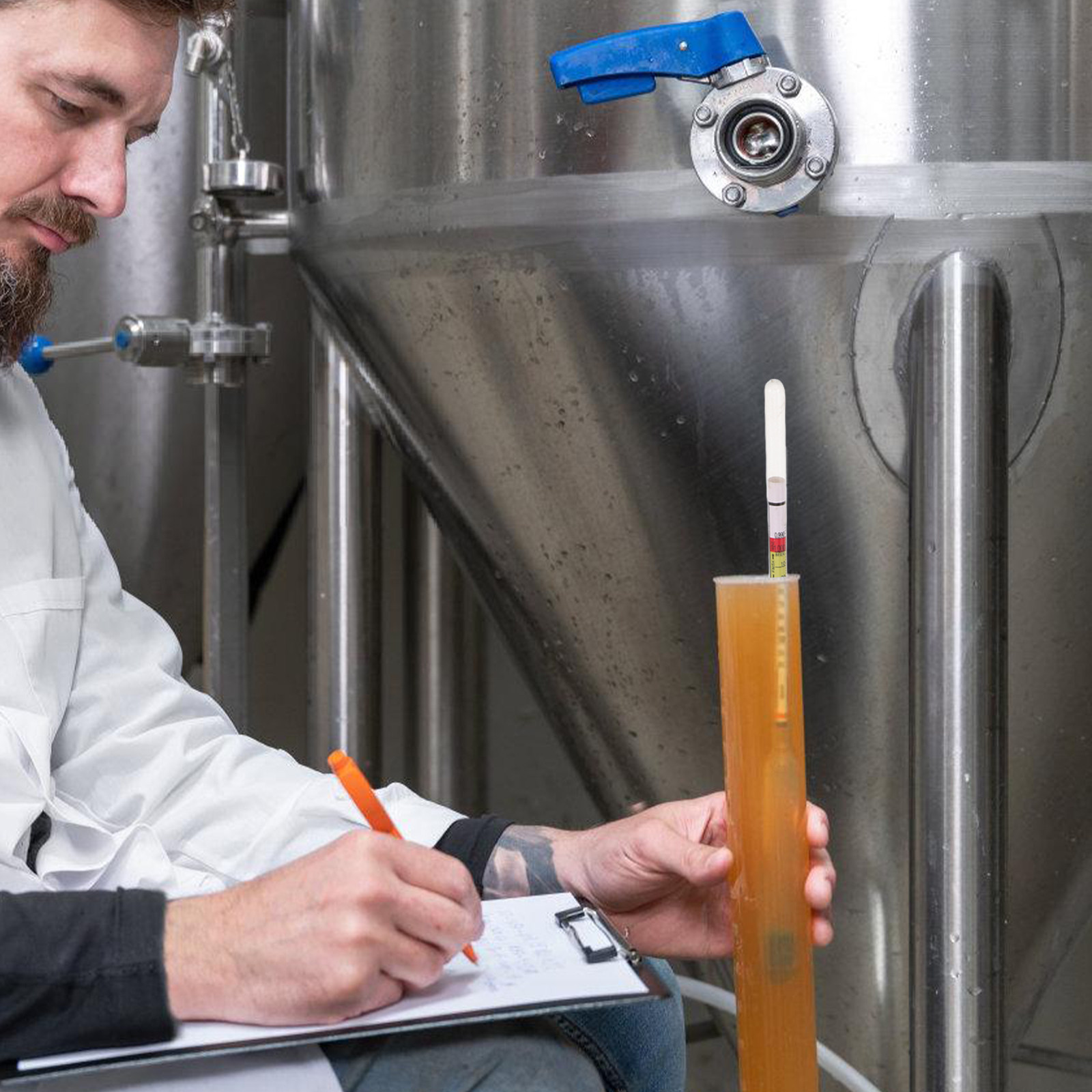 Wine Beer Making Supplies - Hidrometer Skala Tiga Tingkat untuk Anggur