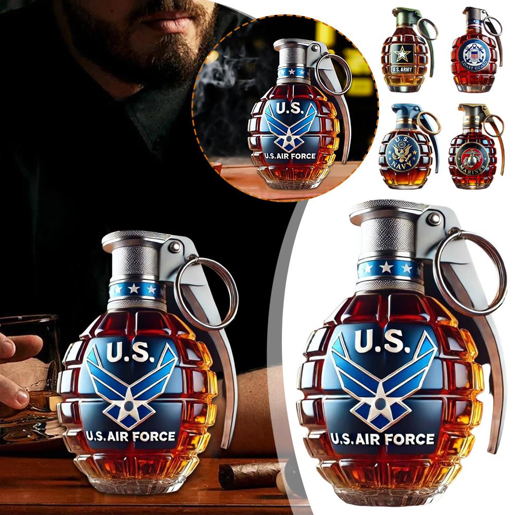 Wine Beer Spirits - Botol Botol Wiski Bentuk Granat Kaca