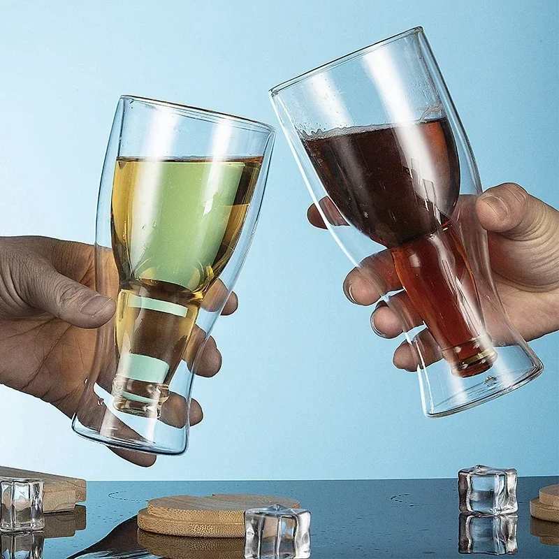 Wine Beer Spirits - Gelas Anggur Koktail Kreatif Gelas Dinding