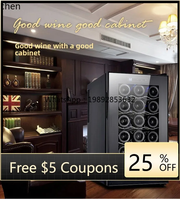 Wine & Beer Quito - cc26 18-Pack Kabinet Pendingin Anggur Merah