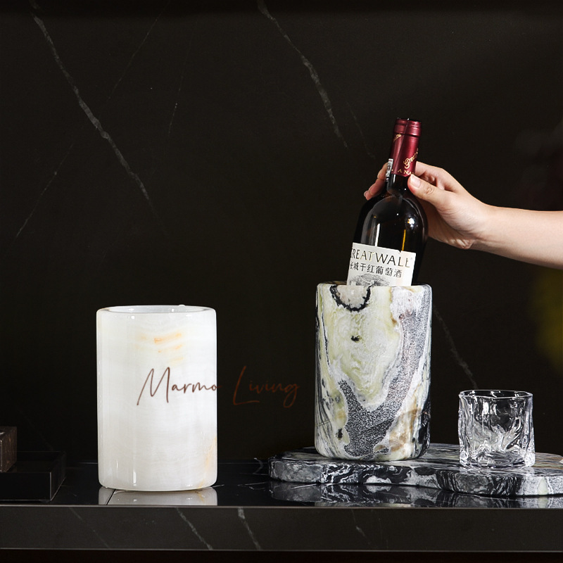 Wine Beer Europe - Ember Pendingin Anggur Marmer Alami Mewah,