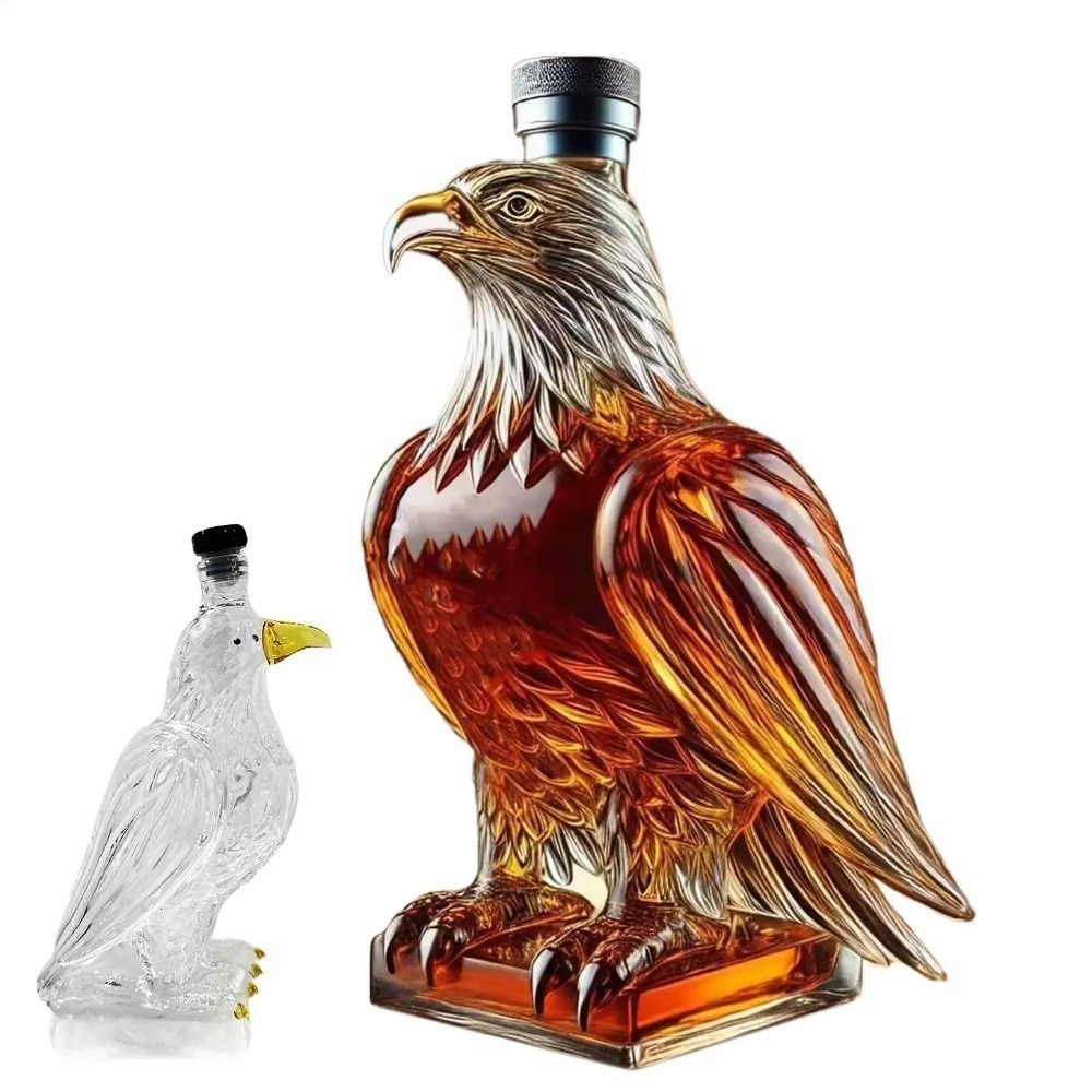 Wine Beer Spirits - Botol Wiski Bentuk Elang, Botol Kaca