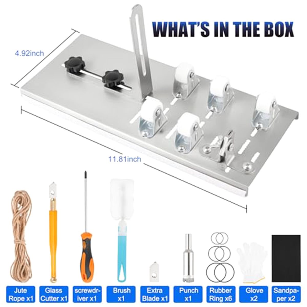 Beer Wine Kit - 16 PCS Kit Pemotong Botol Kaca