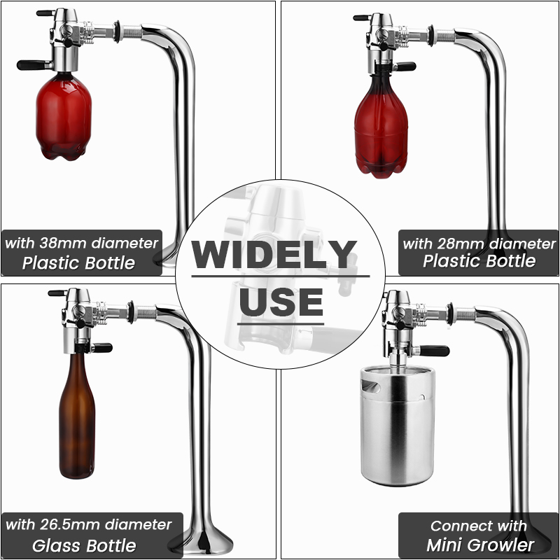 Botol Tanpa Busa Mengisi Baja  - Wine Beer Spirits ulasan dan harga