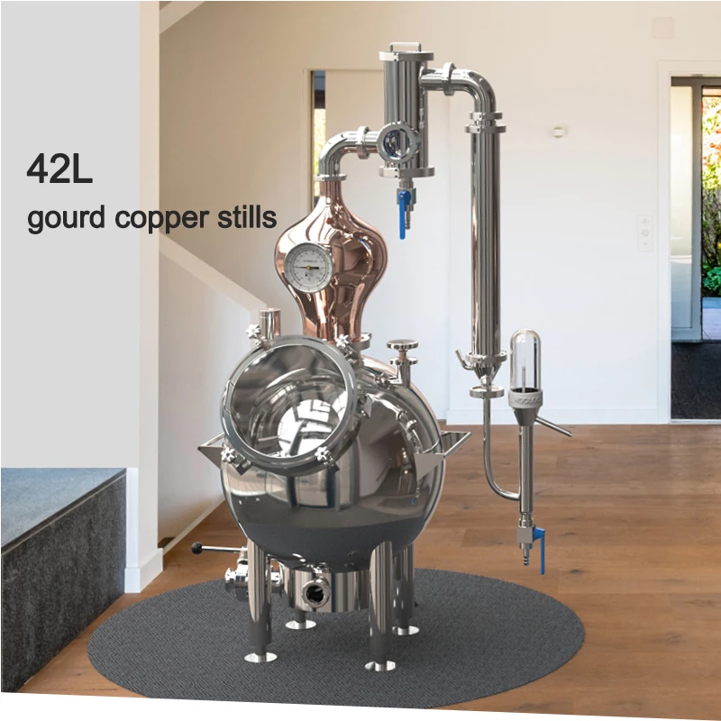 Distiler Bentuk Labu 42L untuk - Wine Beer Whiskey ulasan dan harga