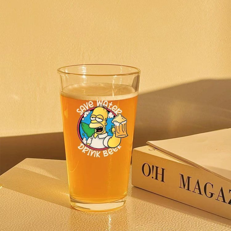 Mug Bir Kreatif The Simpsons B - Wine Beer Glass Set ulasan dan harga