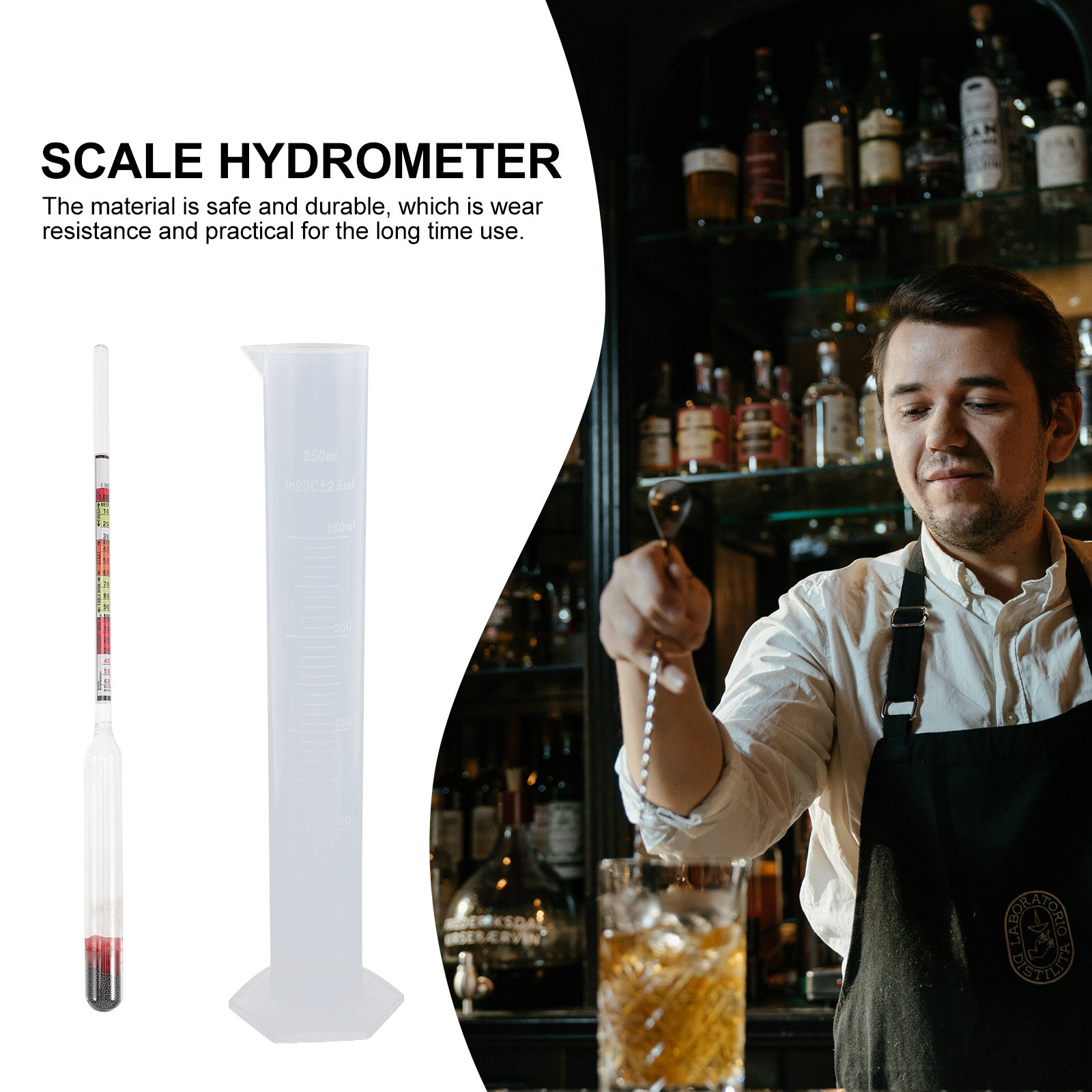 1Set Kit Hidrometer Skala Tiga - Beer Wine Kit ulasan dan harga