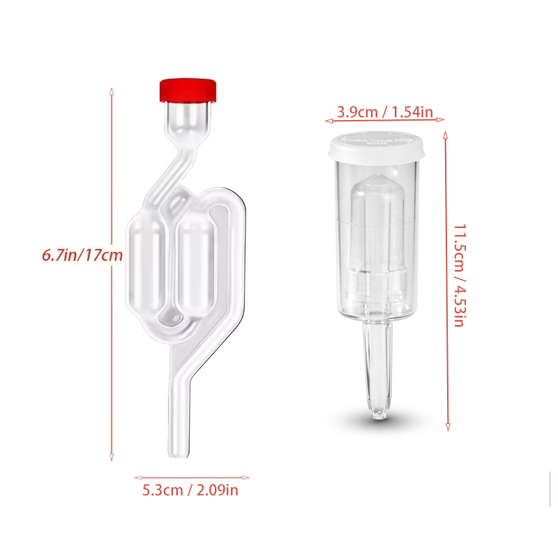 Katup Udara Bentuk-S dengan Gr - Wine Beer Making Supplies ulasan dan harga