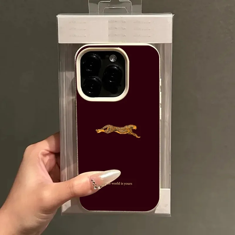Casing HP Motif Leopard Merah  - Wine & Beer Quito ulasan dan harga