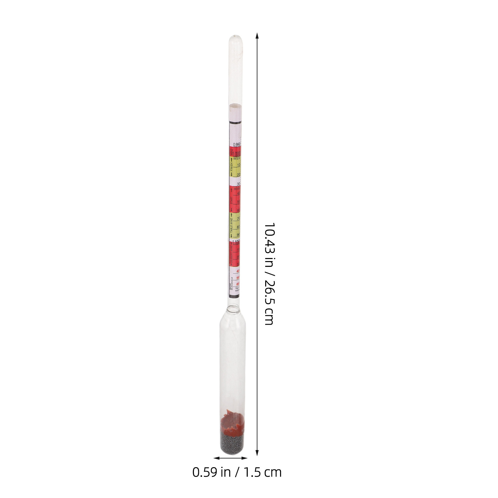 Hidrometer Skala Tiga Tingkat  - Wine Beer Making Supplies ulasan dan harga