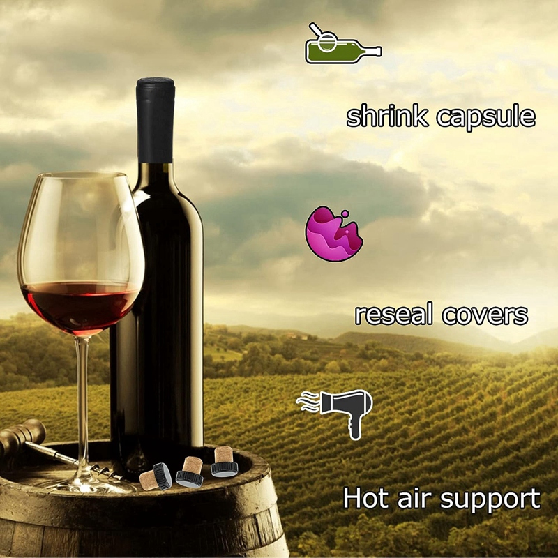 Segel Botol Anggur Caps Wrap 5 - Wine & Beer Quito ulasan dan harga