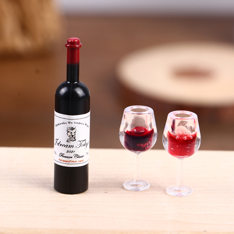 5 Buah 1:12 Rumah Boneka Minia - Wine Beer Europe ulasan dan harga