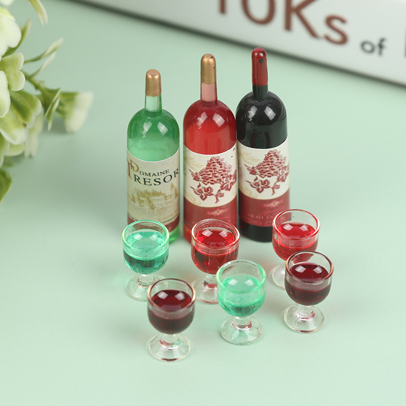 1/12 Miniatur Botol Anggur Rum - Wine Beer Europe ulasan dan harga