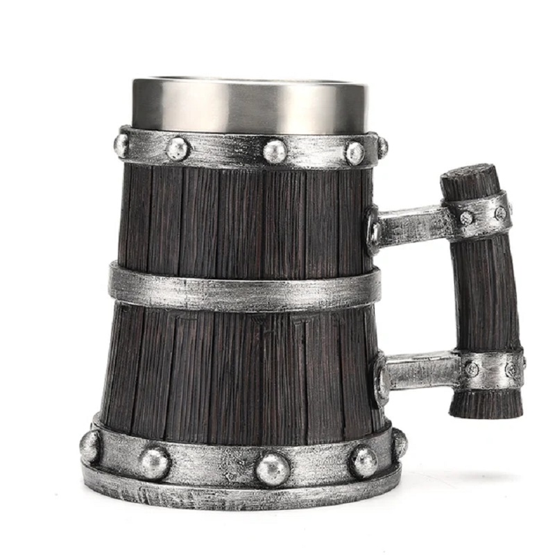 Gelas Bir Gaya Viking Kayu 600 - Wine Beer Europe ulasan dan harga