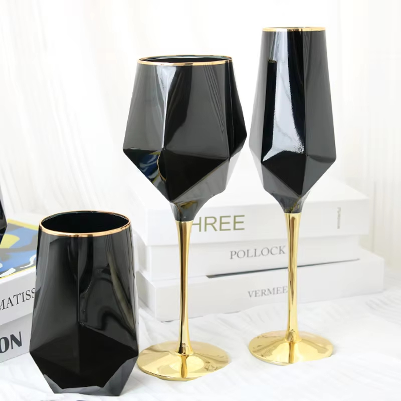 Kacamata hitam murni tepi emas - Wine Beer Whiskey ulasan dan harga