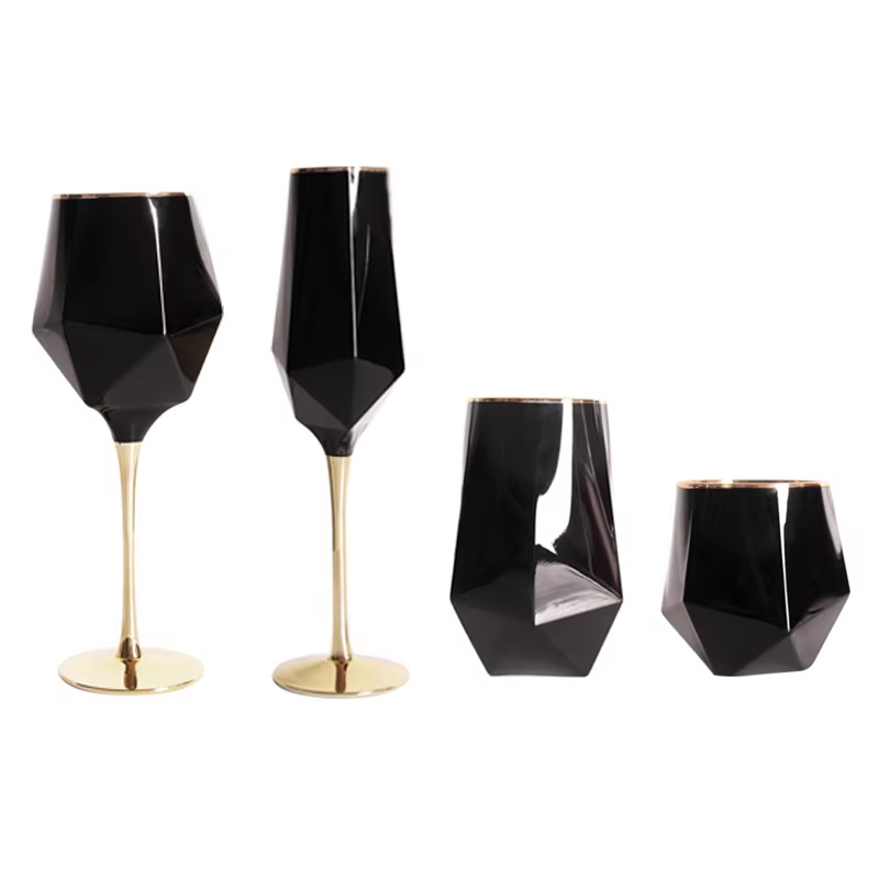 Kacamata hitam murni tepi emas - Wine Beer Whiskey ulasan dan harga