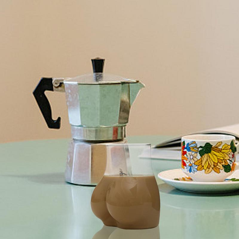 Mug kaca berbentuk pantat lucu - Wine Beer Coffee Drink ulasan dan harga