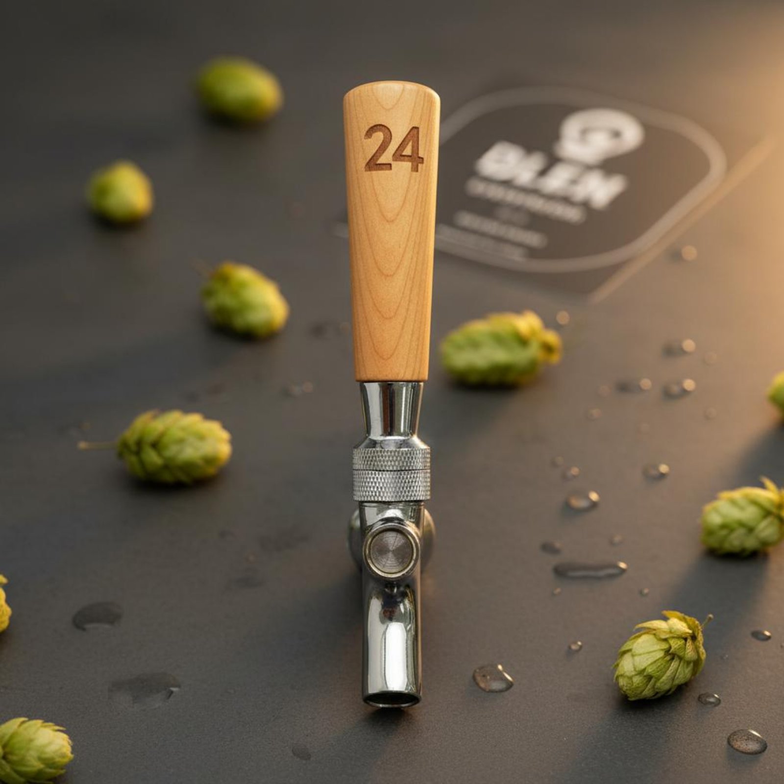 Pegangan Bir Kayu Pendek Pegan - Wine Beer & More ulasan dan harga
