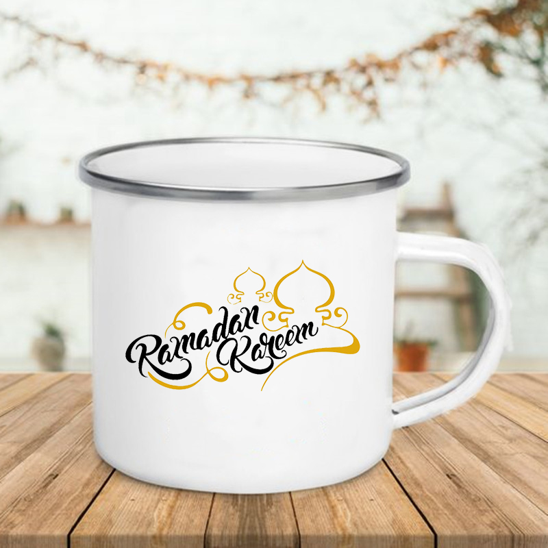 Mug Kreatif Motif Bulan Idul F - Wine Beer Coffee Drink ulasan dan harga